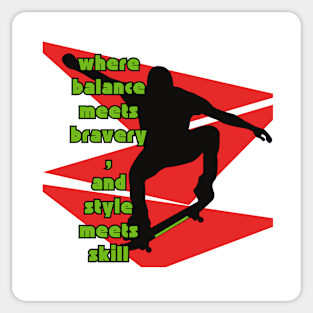 Skateboarder Sticker